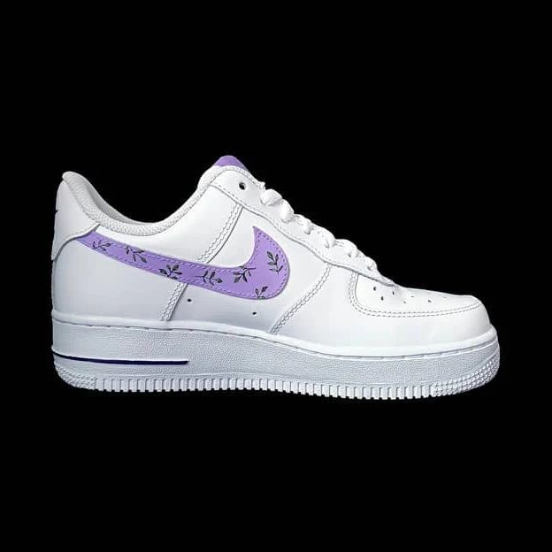 Floral Pattern Lilac Custom Air Force 1