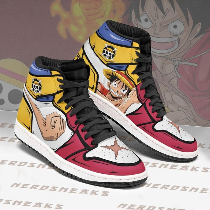 Luffy One Piece Custom Air Jordan 1