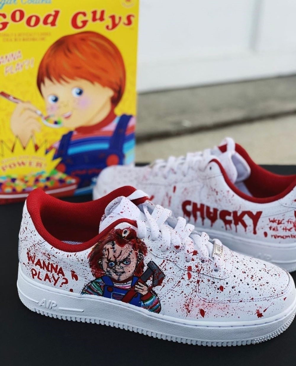 Chucky Colored Custom Air Force 1