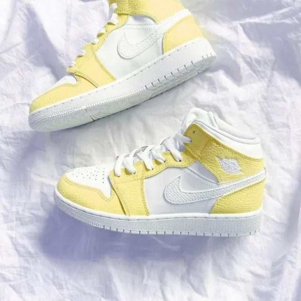 Baby Yellow Custom Air Jordan 1