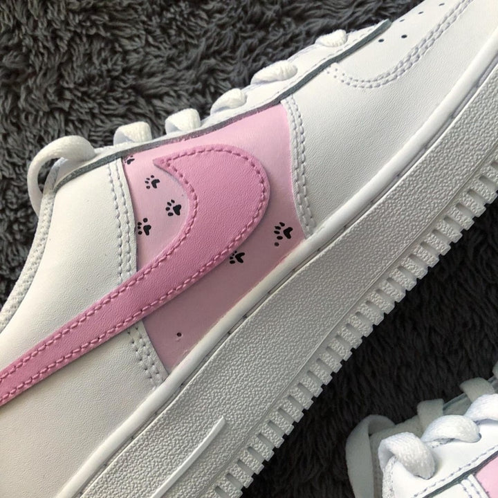 Pink Cat Custom Air Force 1