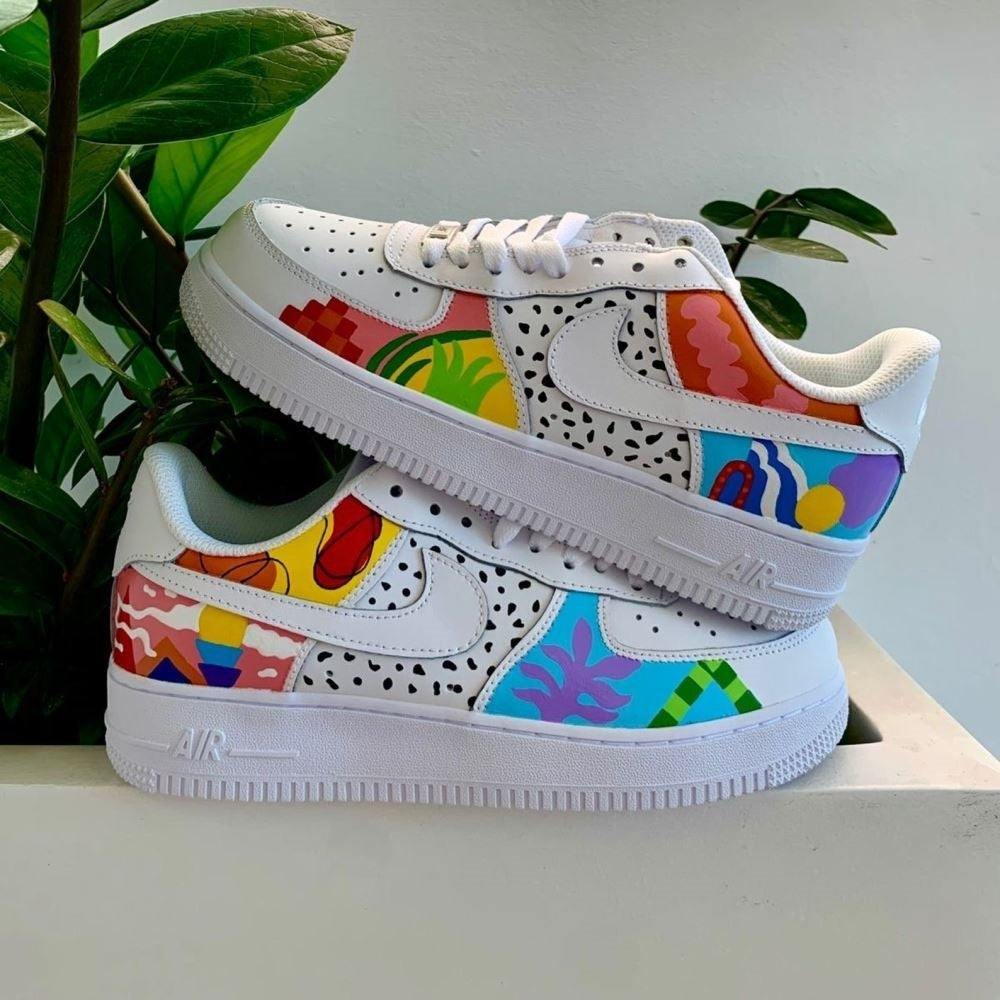 Color Graffiti Custom Air Force 1 – XX CUSTOM