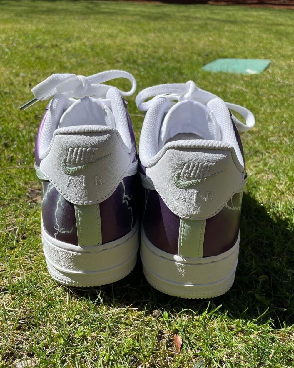 Purple Lightning Custom Air Force 1