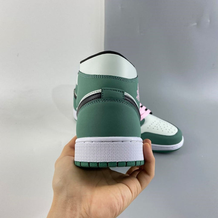 Green Pink Custom Air Jordan 1