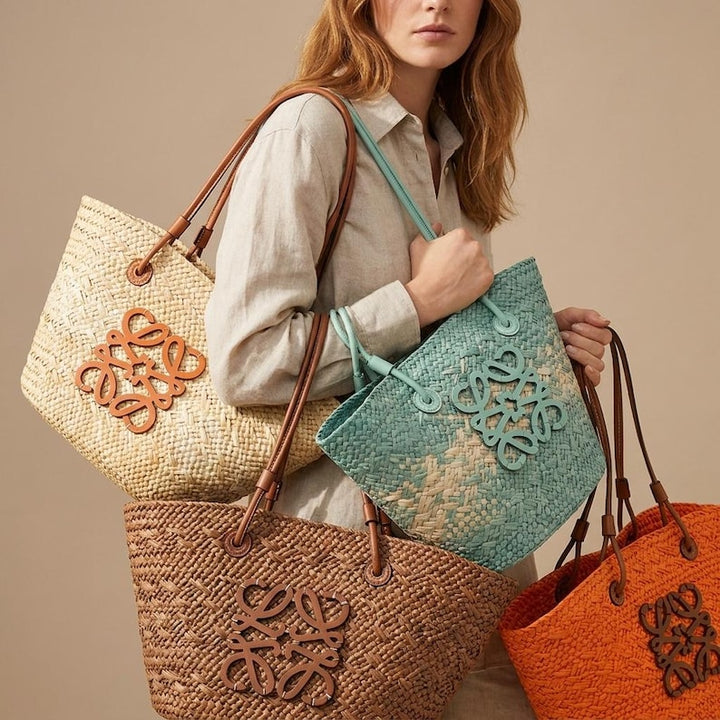 Product Title:
Large Capacity Hand-Woven Raffia Straw Tote Bag Multi-color Optional Summer Holiday Beach Shoulder Top-handle Bag Customizable Patterns Matching Custom Air Force 1 Custom Sneakers