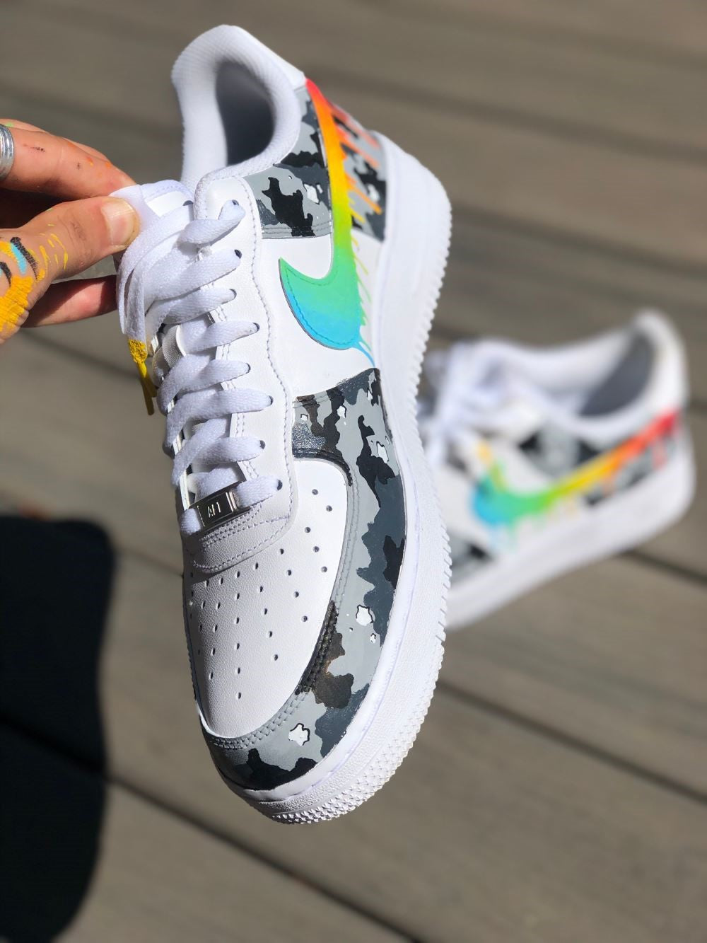 Color Camouflage Custom Air Force 1