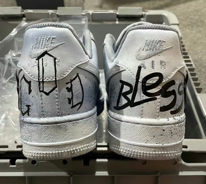 Cross Pray Bless Custom Air Force 1