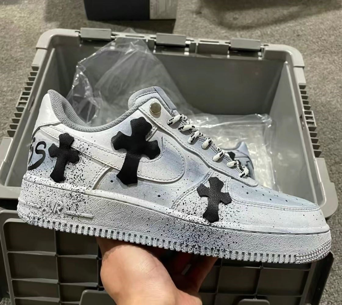 Cross Pray Bless Custom Air Force 1 XX CUSTOM Cross pray bless custom air force 1 xx custom