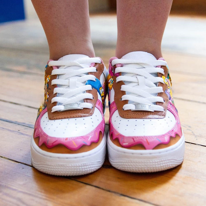 Pink Simpsons Custom Air Force 1