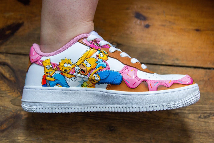 Pink Simpsons Custom Air Force 1