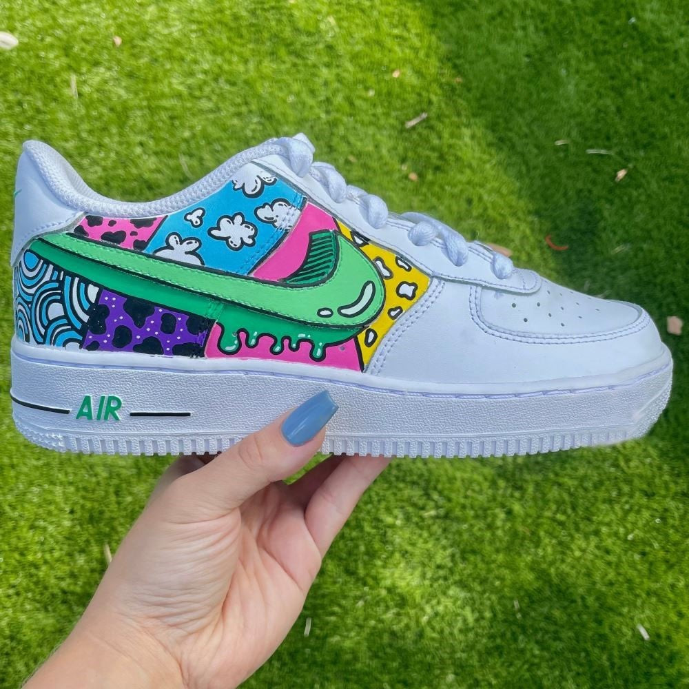 Color Graffiti Custom Air Force 1