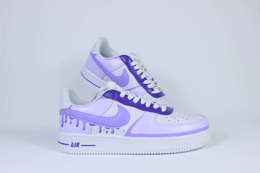 Purple Drip Custom Air Force 1