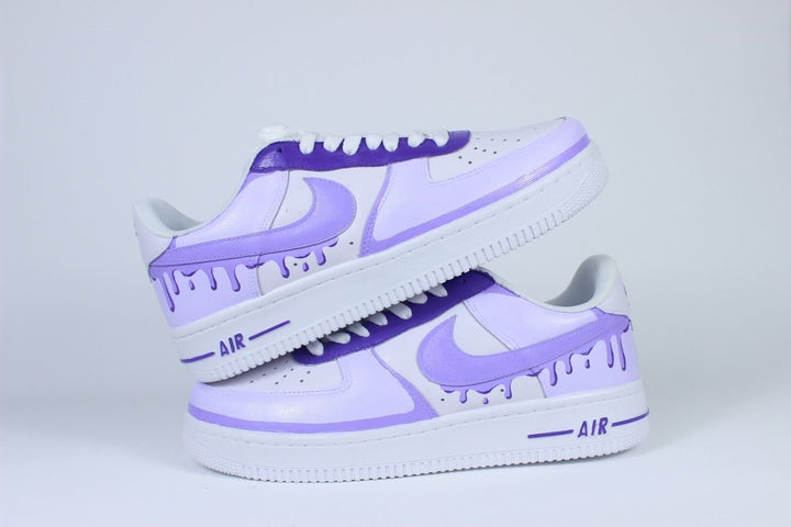 Purple Drip Custom Air Force 1