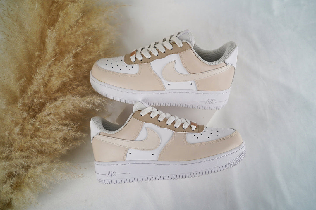 Brown Beige Custom Air Force 1