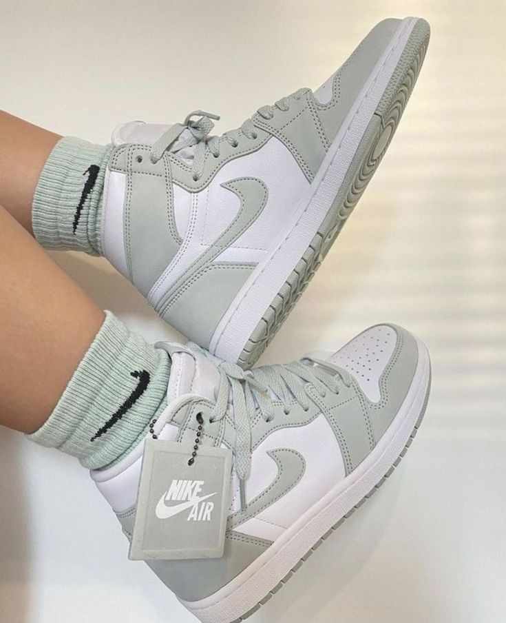 Light Green Custom Air Jordan 1