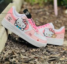 Pink Hello Kitty Custom Air Force 1