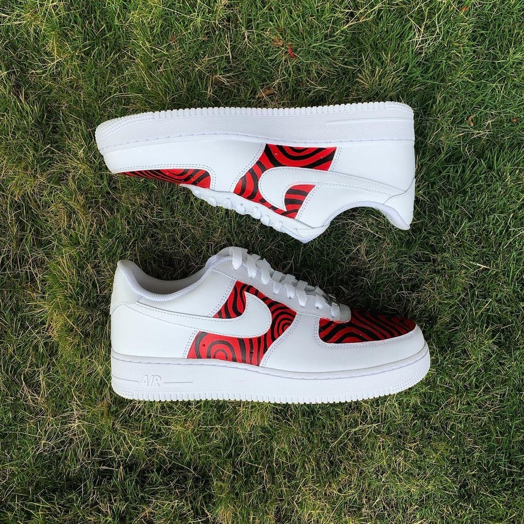 Red Ripple Custom Air Force 1 – XX CUSTOM