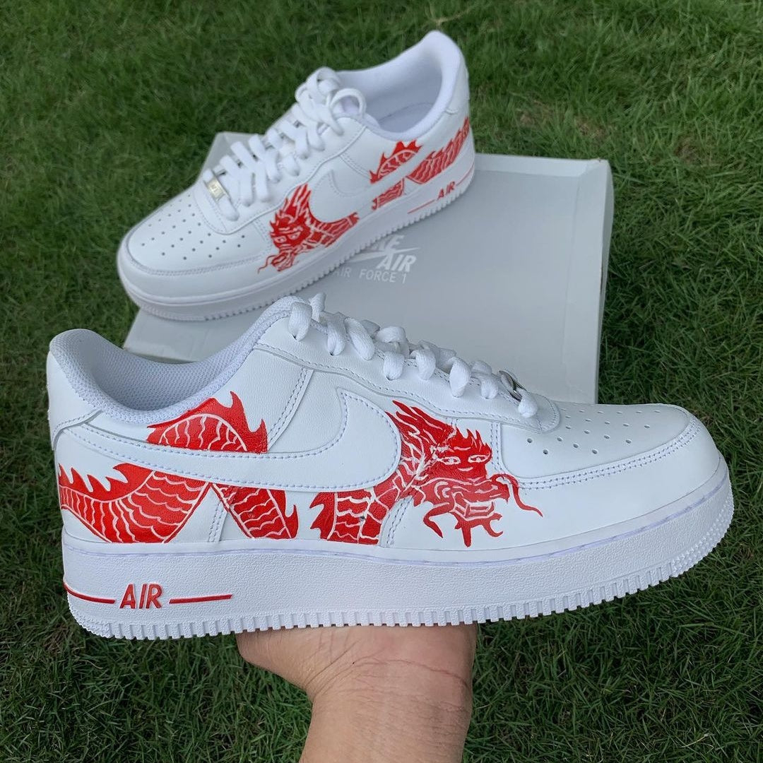 Red Dragon Custom Air Force 1