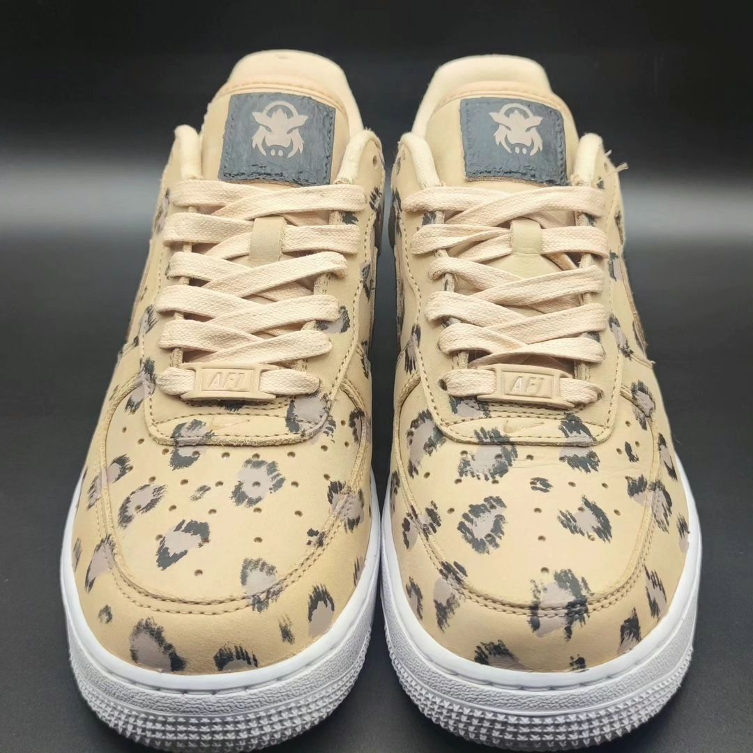 Leopard Print Beige Custom Air Force 1