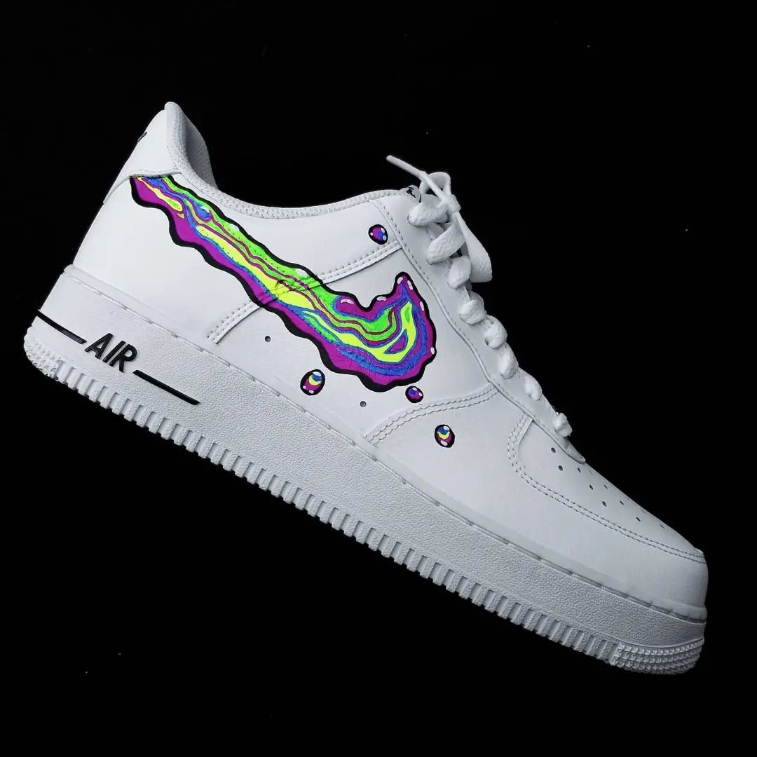 Neon Drip Custom Air Force 1