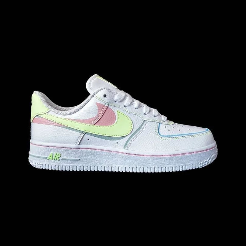 Pastel Pink Lime Custom Air Force 1