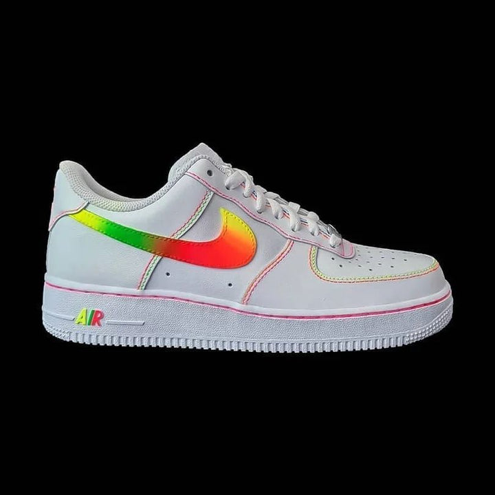 Rainbow Ombre Pink Custom Air Force 1