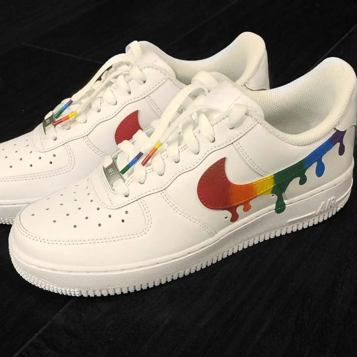 Rainbow - Tipped Swoosh Custom Air Force 1
