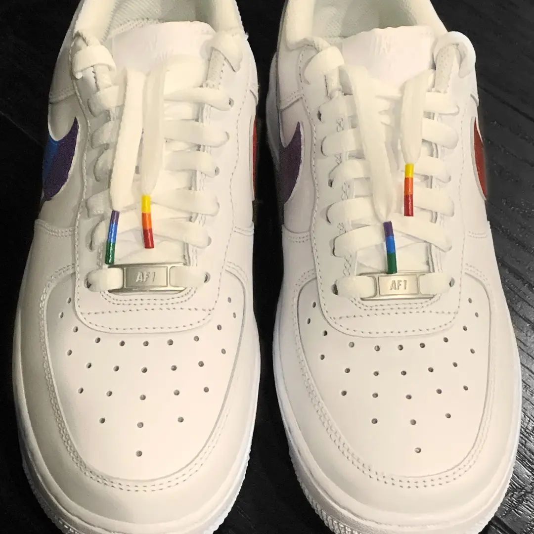 Rainbow - Tipped Swoosh Custom Air Force 1