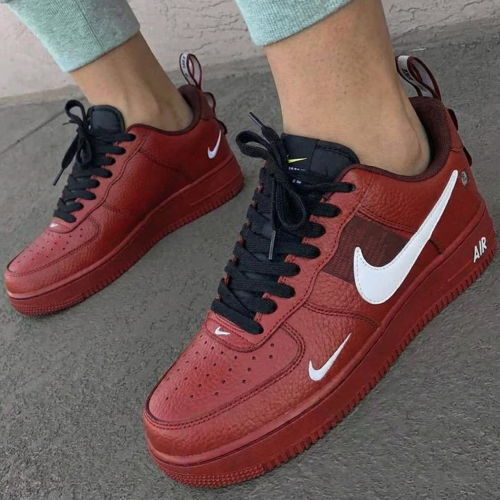 Red White Custom Air Force 1