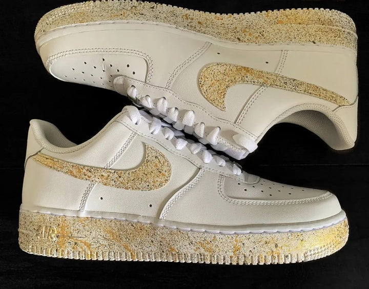 Speckled Gold Custom Air Force 1