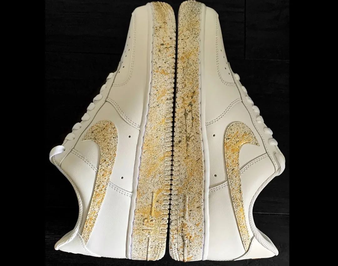 Speckled Gold Custom Air Force 1
