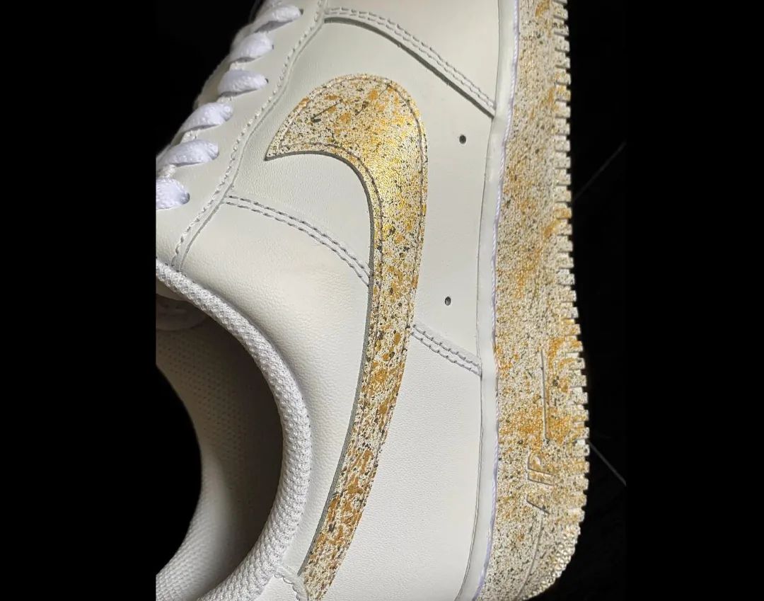 Speckled Gold Custom Air Force 1