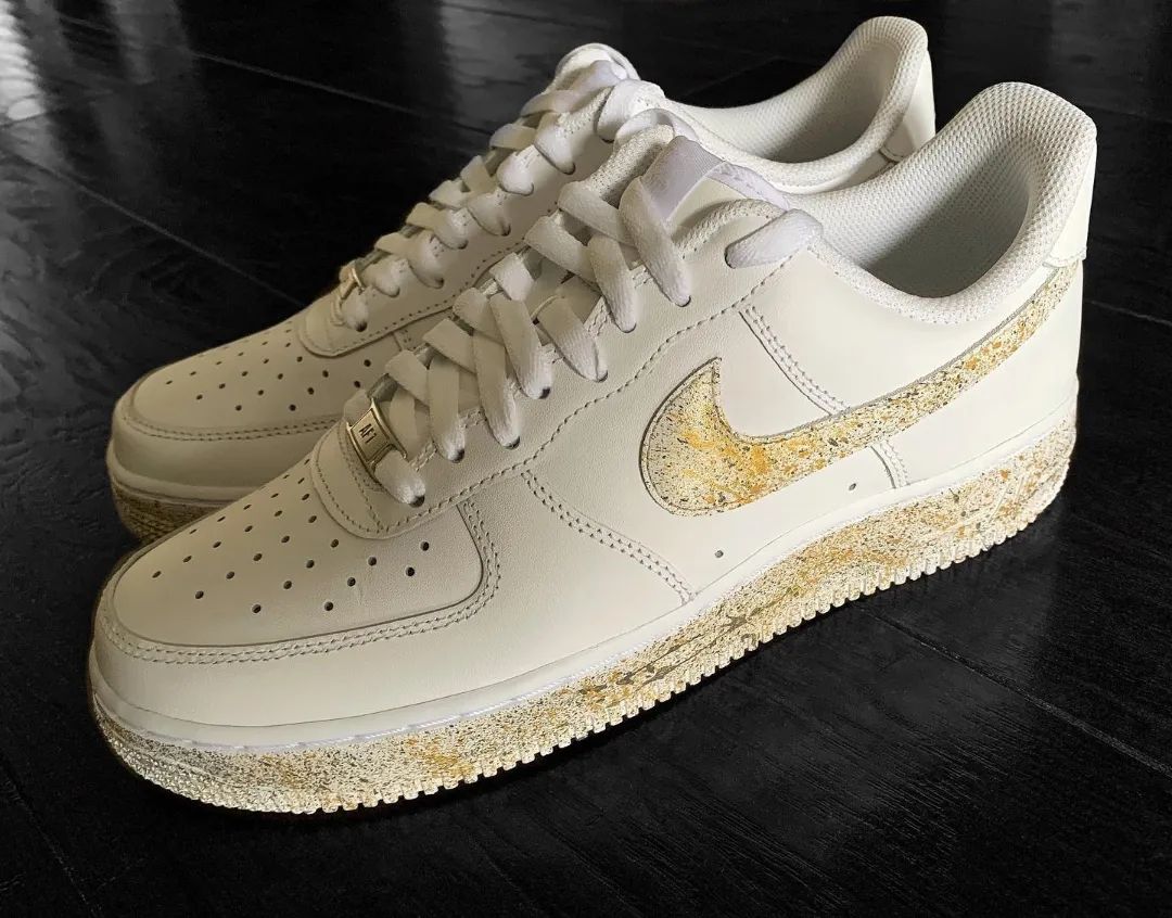 Speckled Gold Custom Air Force 1