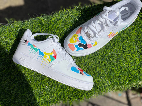 Splatter Paint Multicolor Custom Air Force 1