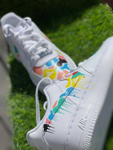 Splatter Paint Multicolor Custom Air Force 1