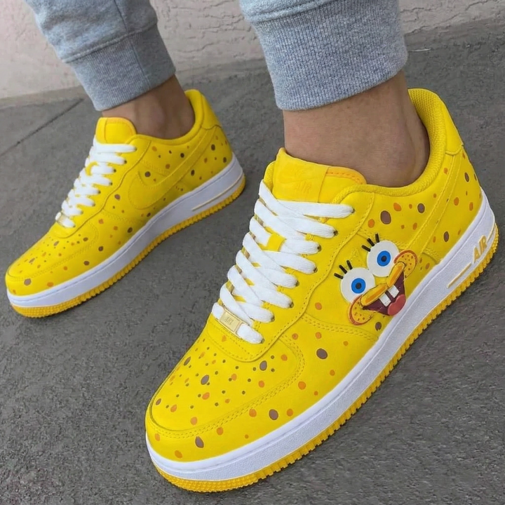 SpongeBob SquarePants Yellow Custom Air Force 1