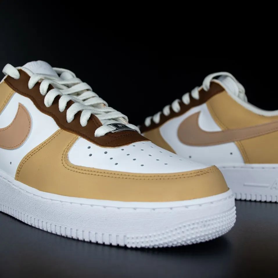 Tan with Brown Accents Custom Air Force 1