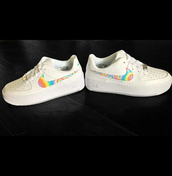 Tie - Dye Ombre Custom Air Force 1
